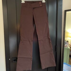 Vintage Klassy U.S.A. Brown Low Rise Flare Pants